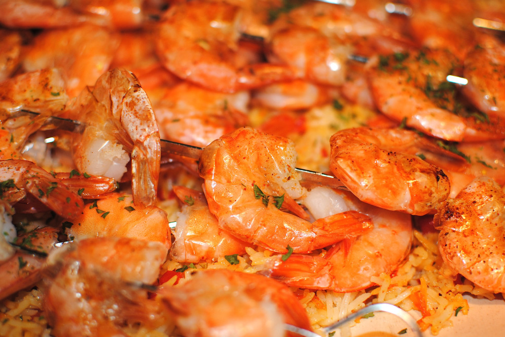 shrimp skewers