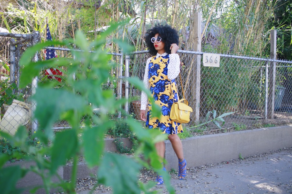 whowhatwear target mixed prints spring fashion who what wear blogger black girl fashion blog natural hair 