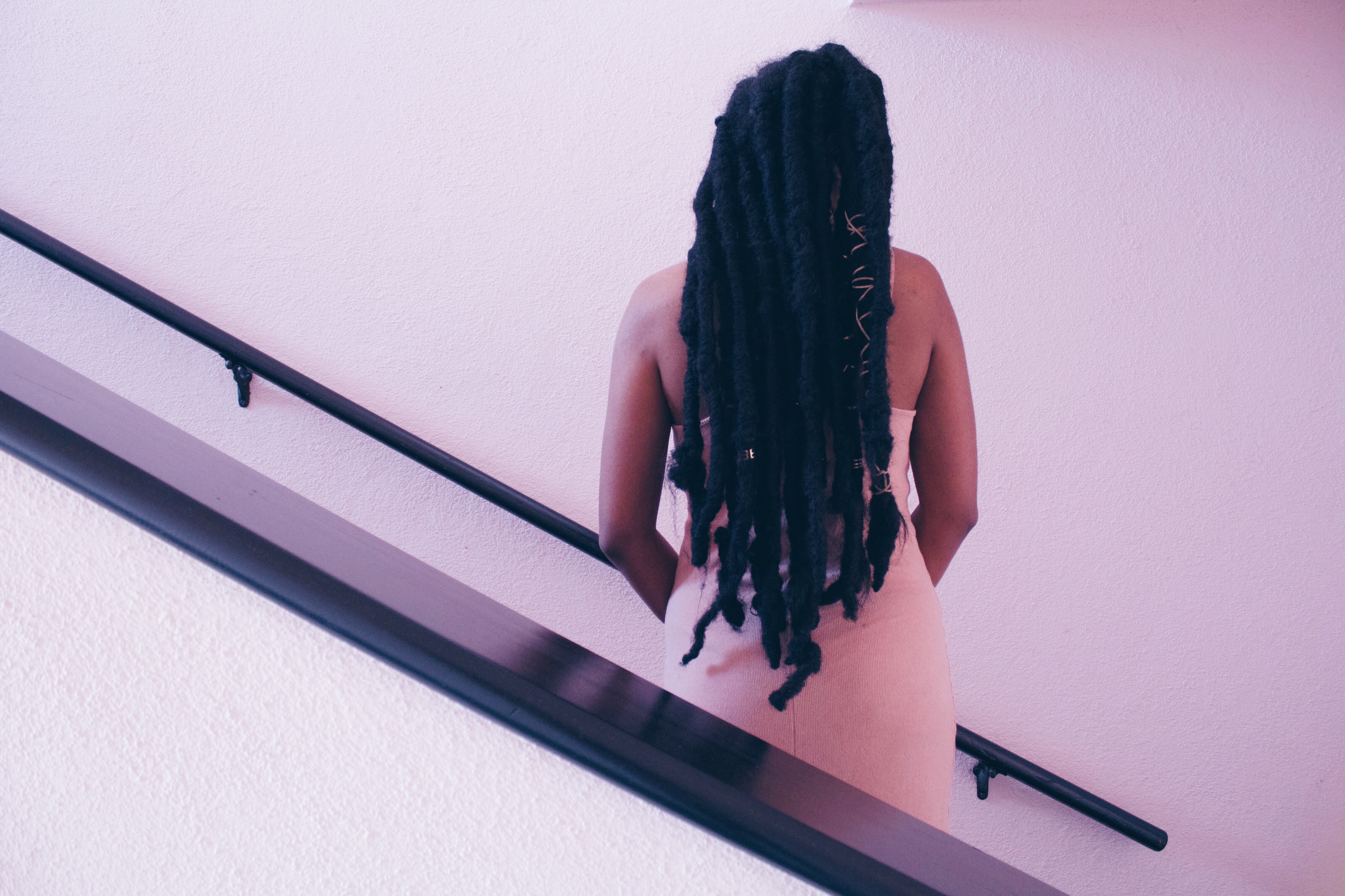 long faux locs, black girl los angeles natural hair blogger