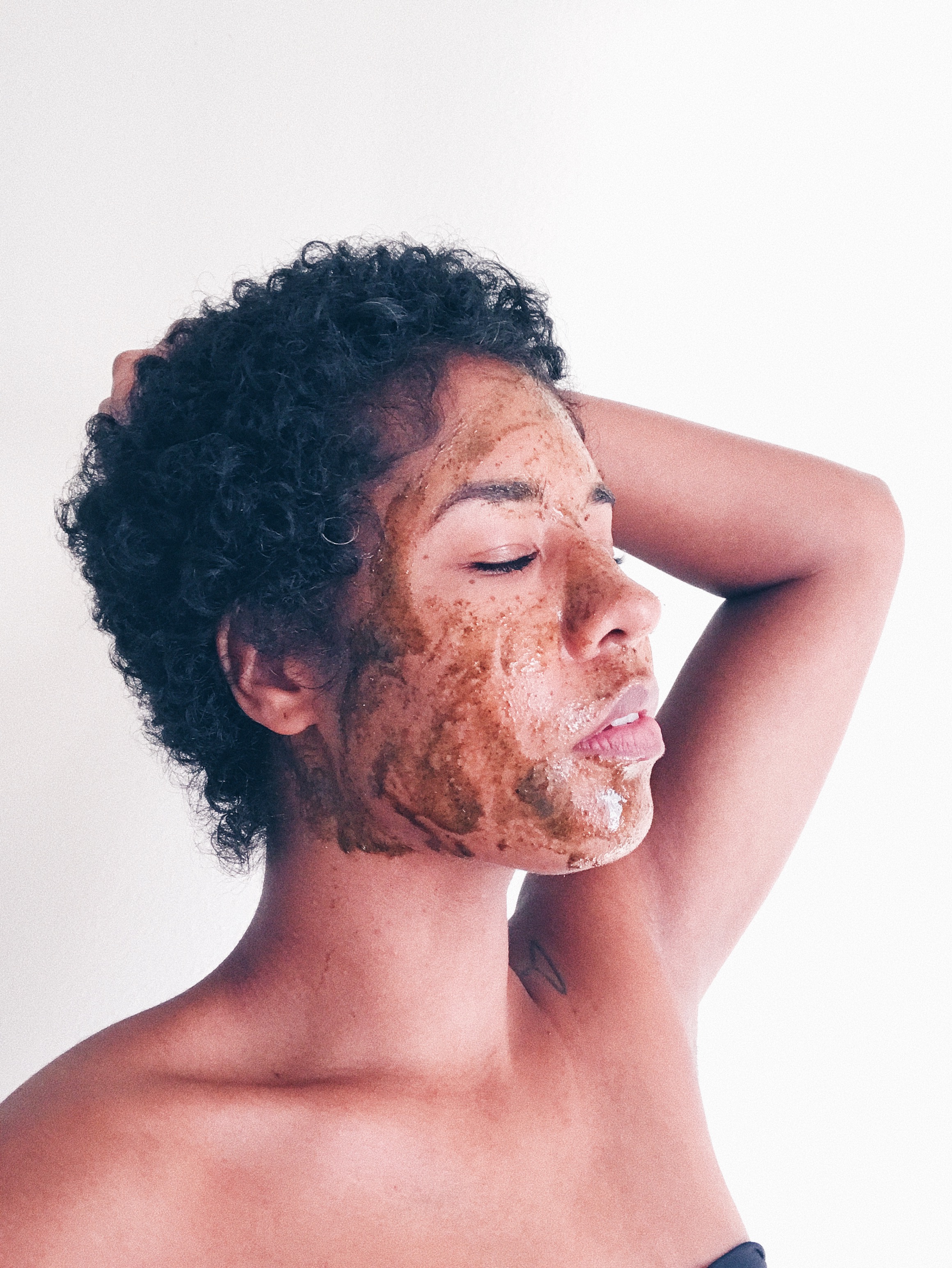 black girl flawless skincare fall routine all natural mask