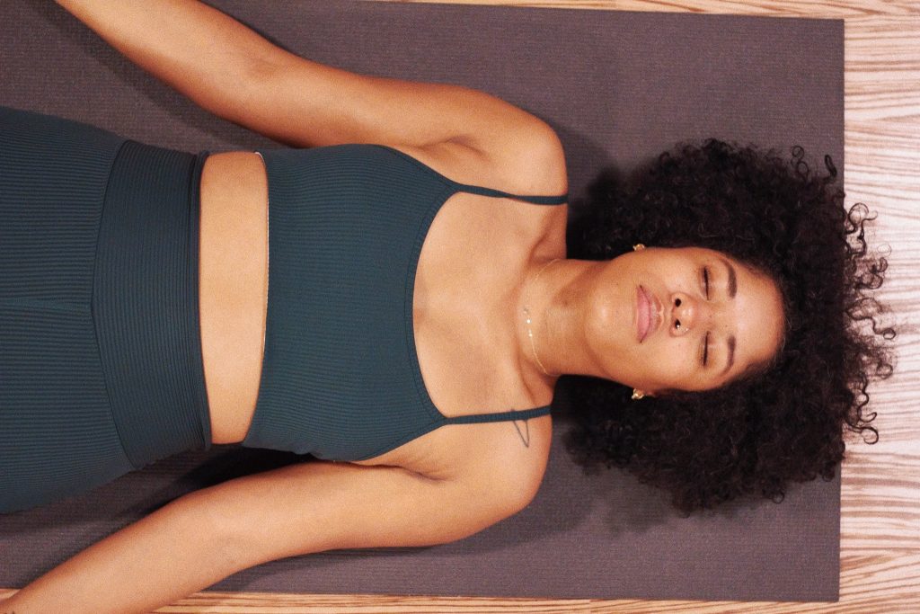 Year of ours workout yoga outfit ribbed cute yoga athleisure clothes. Core power yoga sculp heated yoga review first time. Black girl yoga nyc wellness blogger